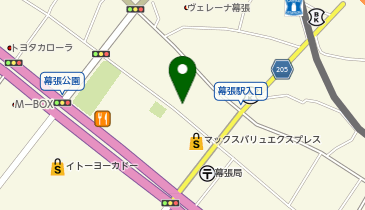 ツルハドラッグ幕張店の地図画像