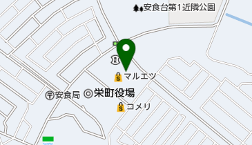 エービン安食台店の地図画像