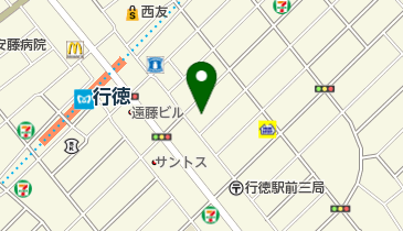 ヤスイ薬局本店の地図画像