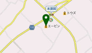 エービン成東本須賀店の地図画像