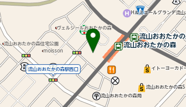 薬ヒグチ流山おおたかの森アゼリアテラス店の地図画像