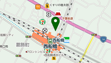 マツモトキヨシ西船橋北口駅前店の地図画像