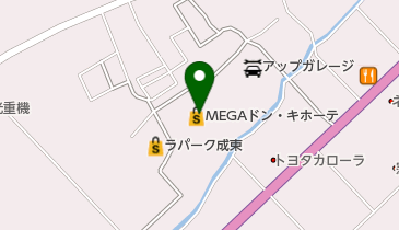 ラパーク成東の地図画像