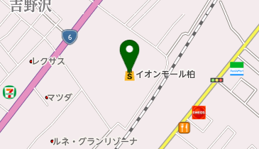 イオンモール柏の地図画像