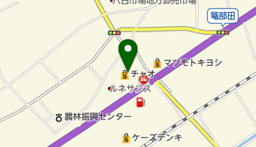 ショッピングセンターチャオの地図画像