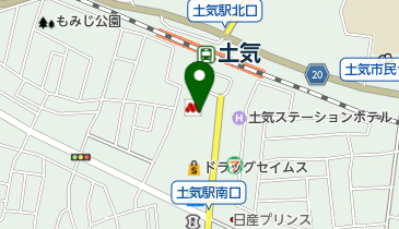 あすみが丘東急バーズモールの地図画像