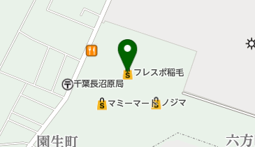 フレスポ稲毛の地図画像