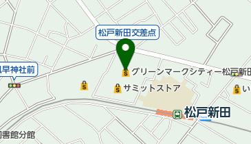 グリーンマークシティー松戸新田の地図画像