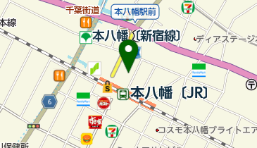 パティオ本八幡の地図画像