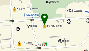 イオンそよら成田ニュータウンの地図画像