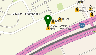 アクロスプラザ千葉ニュータウン西の地図画像