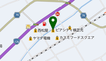 ピアシティ横芝光の地図画像