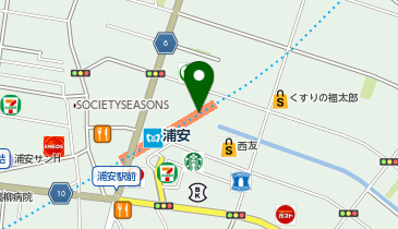 M&rsquo;av浦安の地図画像