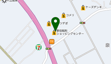 野田船形ショッピングセンターの地図画像