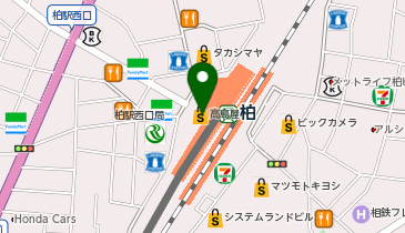 BEAMS柏の地図画像