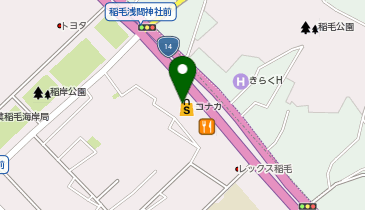 紳士服コナカ千葉稲毛店の地図画像