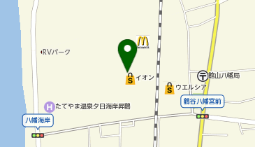 ハニーズ館山店の地図画像