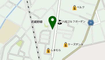 ワークマンプラス松戸八柱店の地図画像