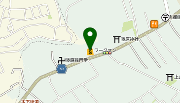 ワークマンプラス船橋藤原店の地図画像