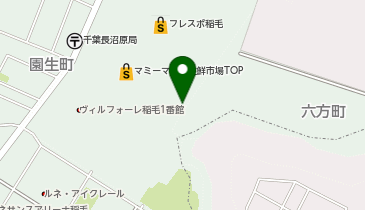 ジーユーフレスポ稲毛店の地図画像