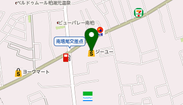 ジーユー柏南増尾店の地図画像