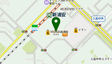 ジーユーMONA新浦安店の地図画像