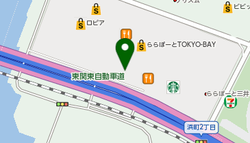 ムラサキスポーツららぽーと東京ベイ船橋店の地図画像