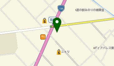 二木ゴルフ東金店の地図画像