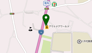 アウトドアワールド八千代店の地図画像