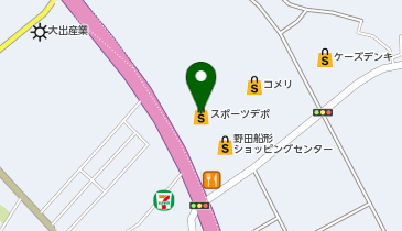 スポーツデポ野田船形店の地図画像