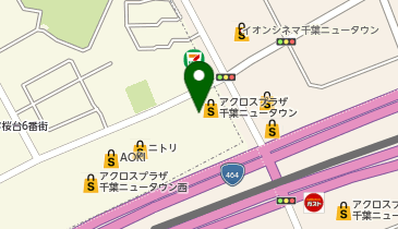 ポイント千葉ニュータウン店の地図画像