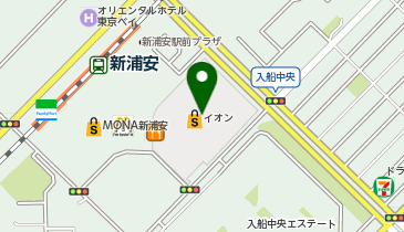 メガスポーツ新浦安店の地図画像