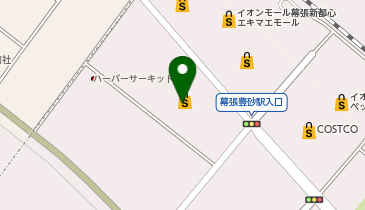 メガスポーツフラッグシップストア幕張新都心店の地図画像