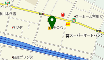 ROOM DECOかねたや家具市川店の地図画像