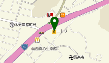 ニトリ木更津店の地図画像
