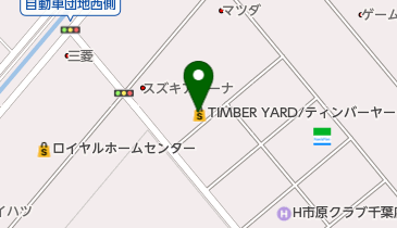 TIMBER YARD/ティンバーヤードの地図画像