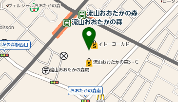 unico流山おおたかの森の地図画像