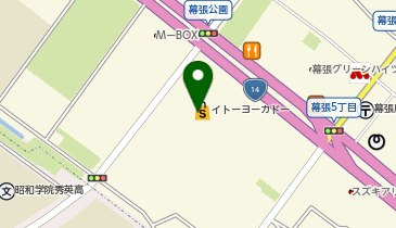 ニトリデコホームイトーヨーカドー幕張店の地図画像