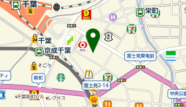 ニトリ千葉駅前店の地図画像