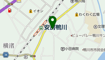 (有)鴨川書店の地図画像