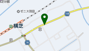 岩沢文具店の地図画像