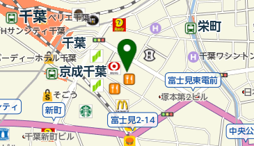 三省堂書店カルチャーステーション千葉店の地図画像