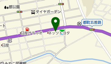 オークスブックセンター都町店の地図画像