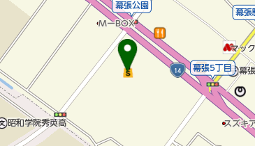 くまざわ書店幕張店の地図画像