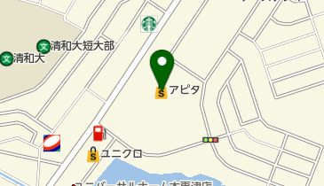 くまざわ書店木更津店の地図画像