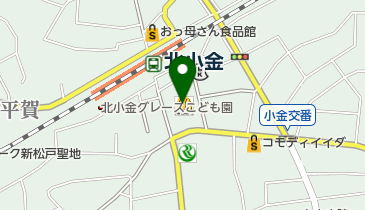 未来屋書店北小金店の地図画像