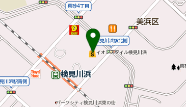 宮脇書店検見川浜店の地図画像