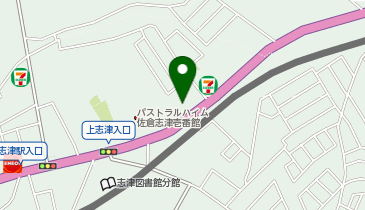 ブックオフ佐倉志津店の地図画像