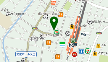 ブックオフ松戸駅西口店の地図画像