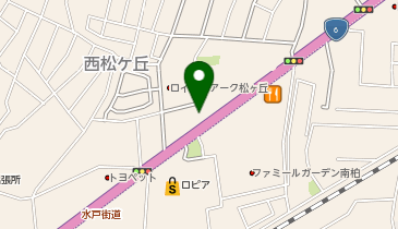 ブックオフ6号南柏店の地図画像